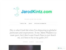 Tablet Screenshot of jarodkintz.com